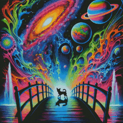 Cosmic Rainbow Bridge by Cocomarshmallow Art