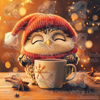 Cozy Owl by Sakura
