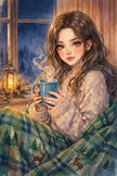 Cozy Tea Dreams by Laura Peres diamond painting kit
