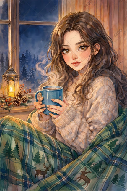 Cozy Tea Dreams by Laura Peres diamond painting kit