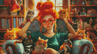 Crazy Cat Lady by Steven Lindon