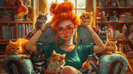 Crazy Cat Lady by Steven Lindon