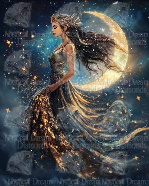 Crescent Moon Garden by Rowan