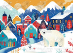 Cute Winter Town by Ryan James (Hand Rendered)