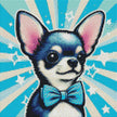 Dapper Dog by Cocomarshmallow Art
