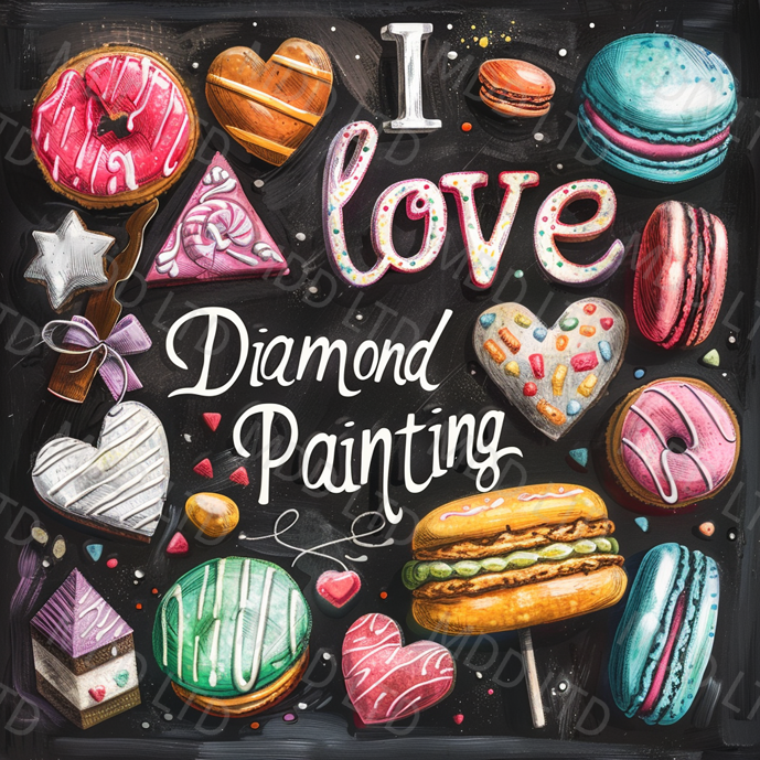 Diamond Painting Candy Craze by Sakura
