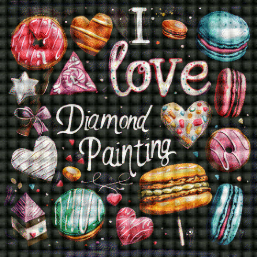 Diamond Painting Candy Craze by Sakura