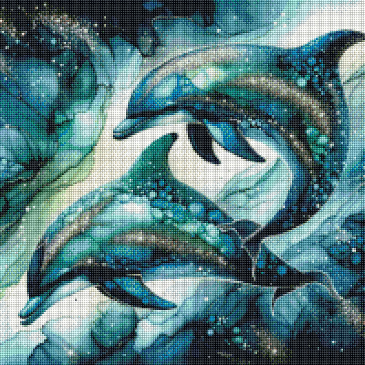 Dolphin Gems by Cocomarshmallow Art