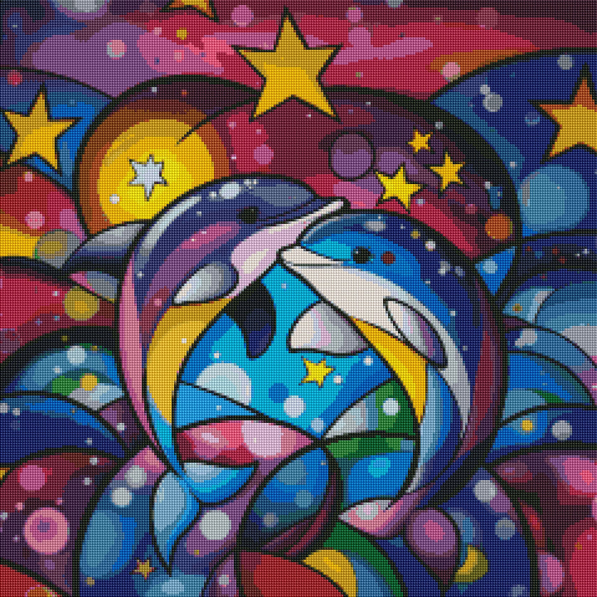 Dolphin Stardom by Cocomarshmallow Art