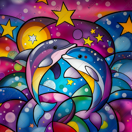 Dolphin Stardom by Cocomarshmallow Art