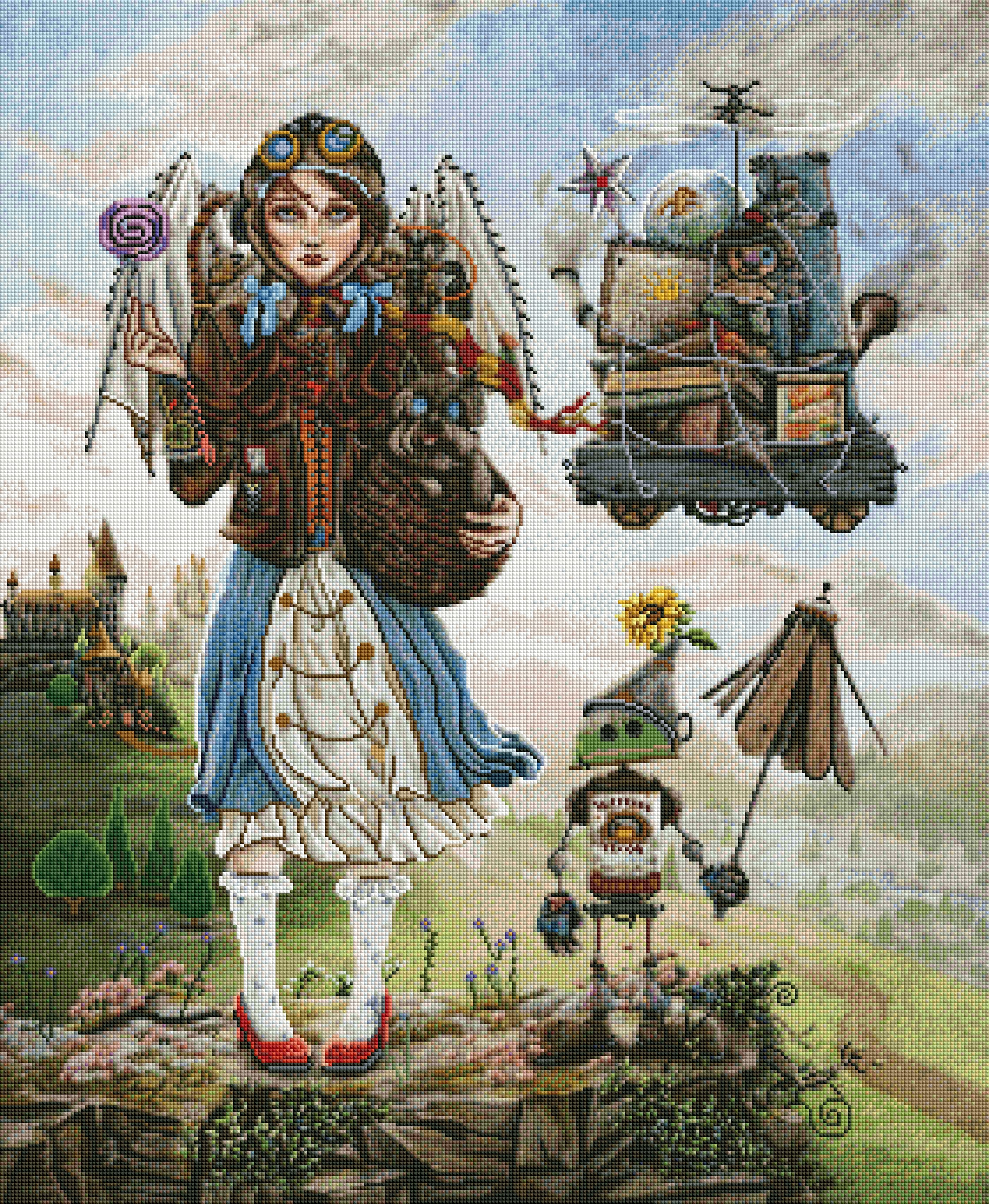 Dorothy Goes to a Magical School by Cheryl Baker (Hand Rendered)