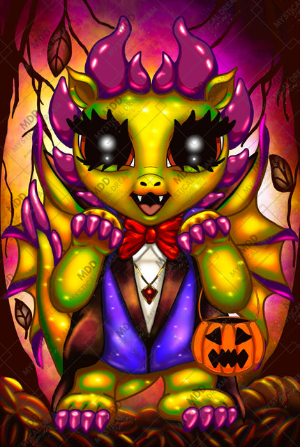 Dracula Dragon by Emma Casey (Hand Rendered)