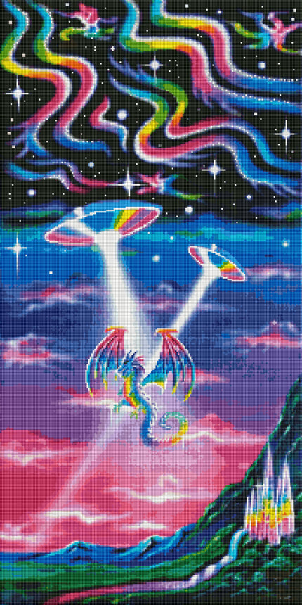 Dragon Abduction by Becca Tindol (Hand Rendered)