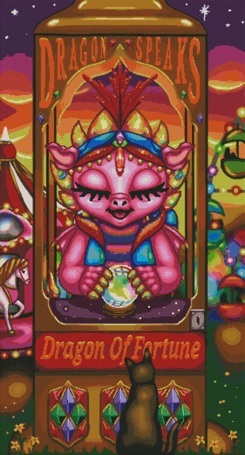 Dragon of Fortune by Emma Casey (Hand Rendered)