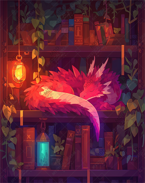 Dreams Between Pages by Myst.Does.Ai (Hand Rendered)