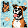 Dreamy Doggy by Cocomarshmallow Art