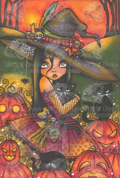 Eeries Coven by Regan Kubecek (Hand Rendered)