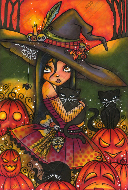 Eeries Coven by Regan Kubecek (Hand Rendered)