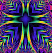 Electro Cross by Becca Tindol (Hand Rendered)