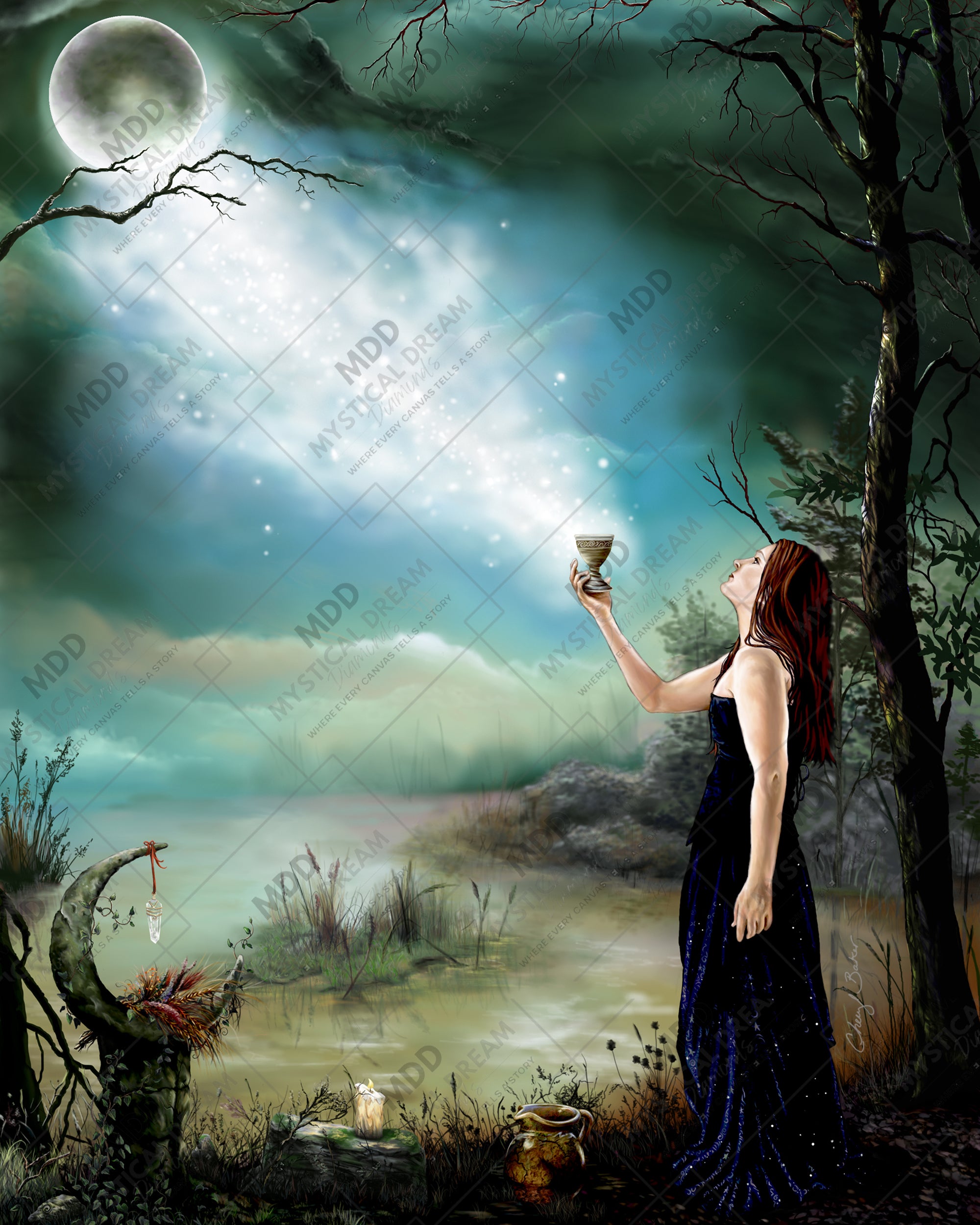 Enchantment by Cheryl Baker (Hand Rendered)