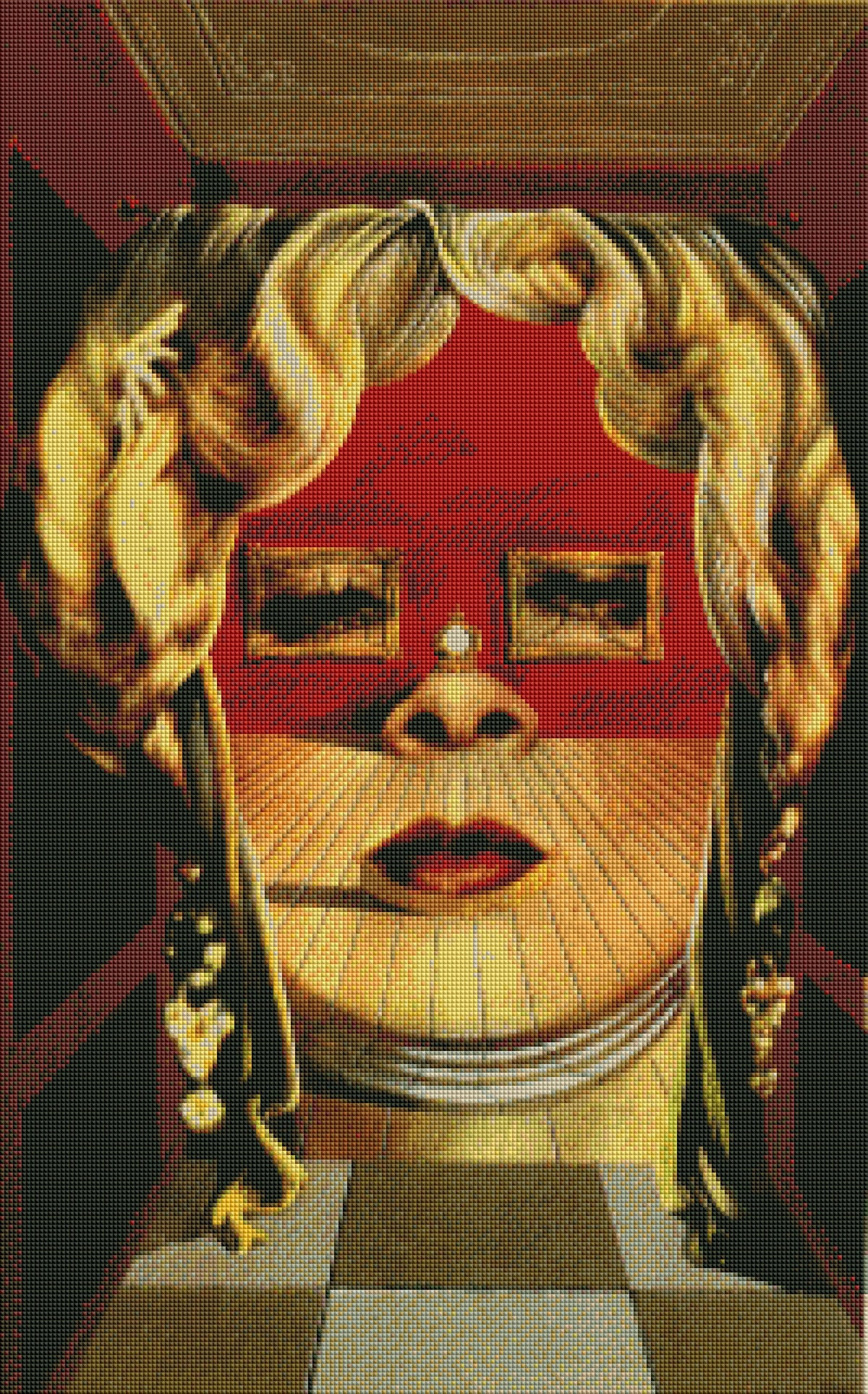 Face of Mae West by MDD Masters