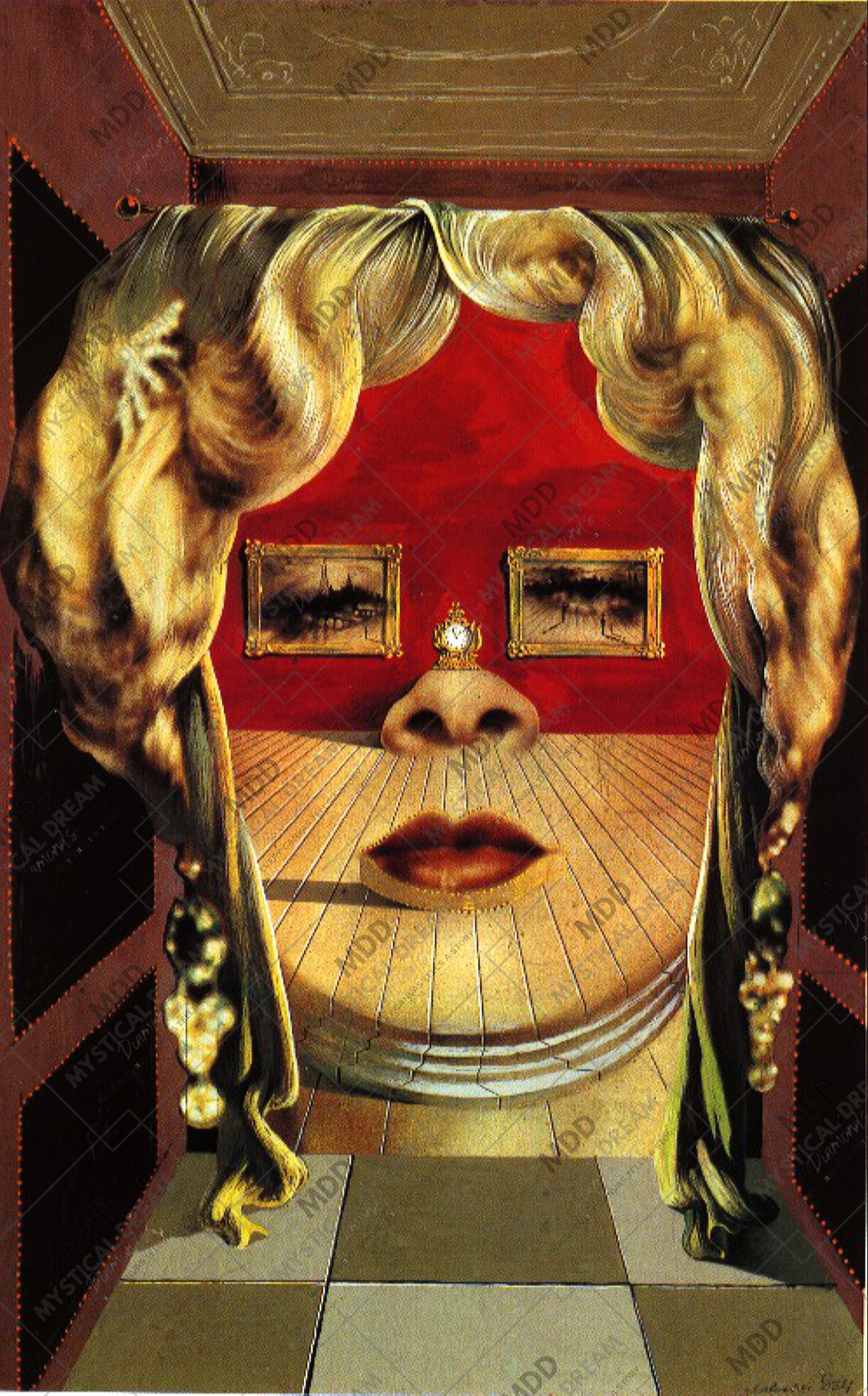 Face of Mae West by MDD Masters
