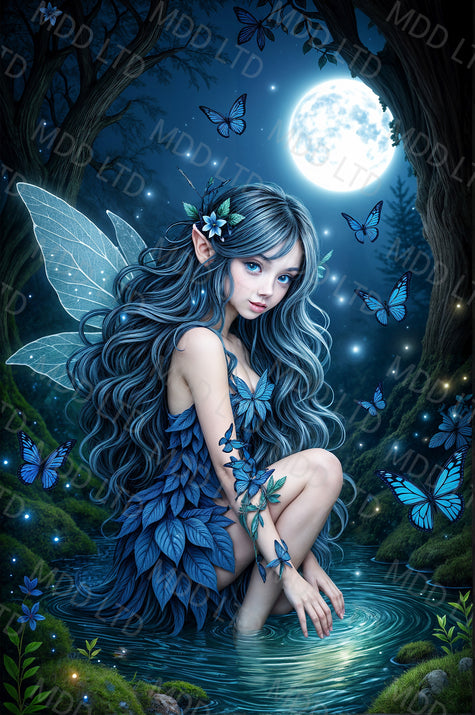 Faerie of the Tidal Glade by Laura Peres (Hand Rendered)