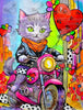 Feline Frenzy by Mariella Rinaldi
