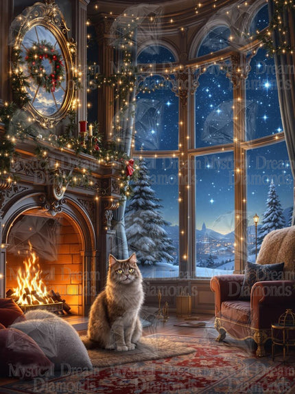 Fireside Wishes by Rowan Lewgalon Ai Art