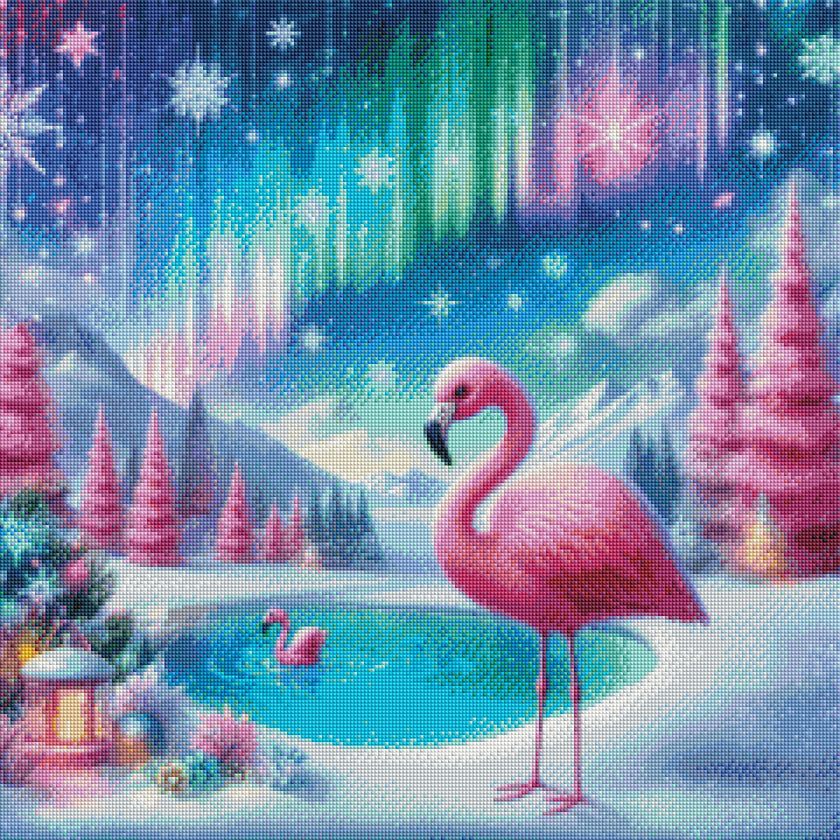 Flamenco de Invierno by Cocomarshmallow Art