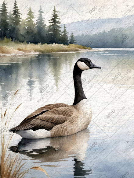 Floating Silence by Silent Reflections Art (Hand Rendered)