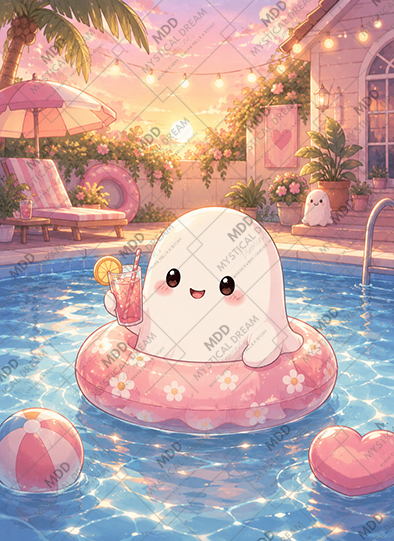 Floating Through Summer by Sakura