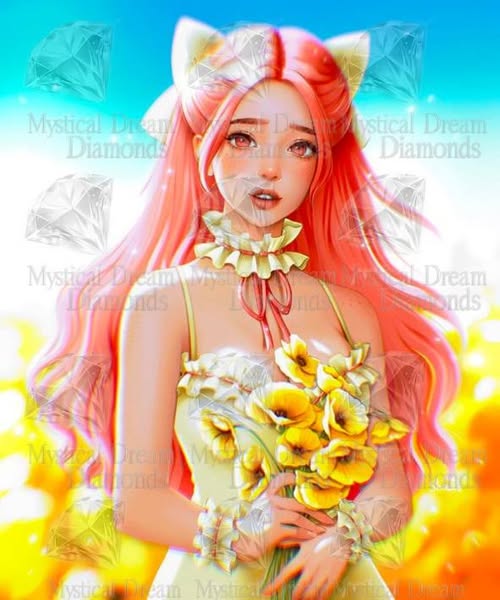 Floral Kitsune by Yaroslava