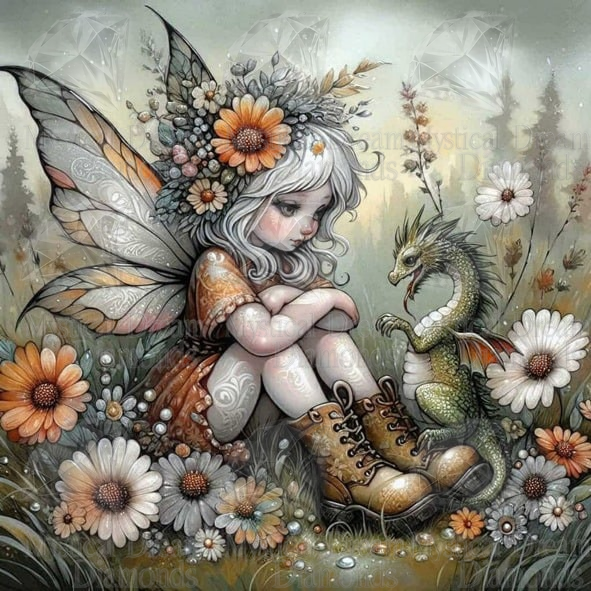 Forest Fairy's Dragon Tale by Kismet and Kitsch