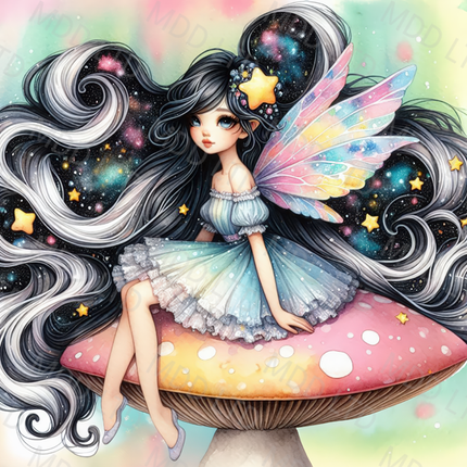 Galaxy Fairy by Cocomarshmallow Art