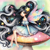 Galaxy Fairy by Cocomarshmallow Art