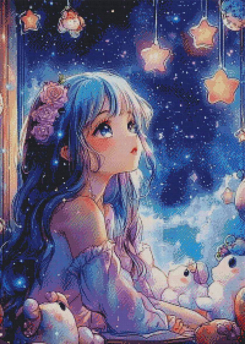 Galaxy Window Stargazer by Sakura