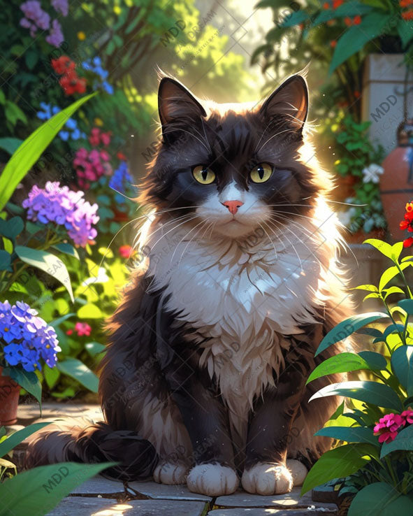 Garden Watcher by Rowan Lewgalon Ai Art