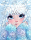 Glowy Blue by Cocomarshmallow Art