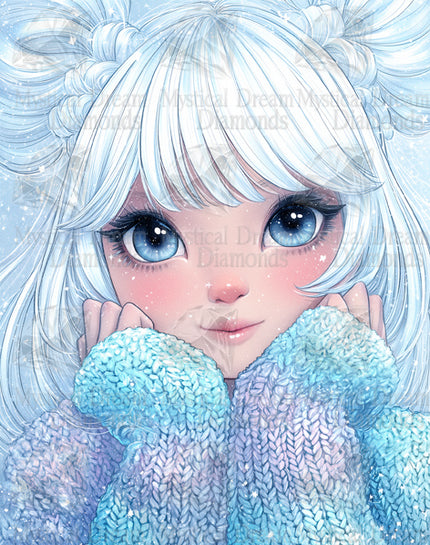 Glowy Blue by Cocomarshmallow Art