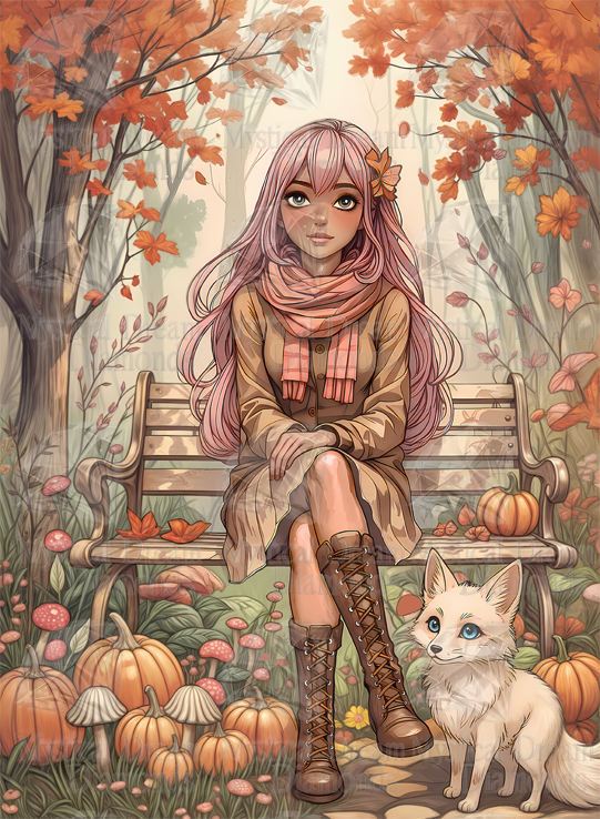 Golden Hours On An Enchanted Bench by Laura Peres