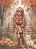 Golden Hours On An Enchanted Bench by Laura Peres