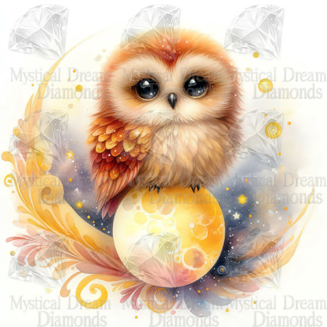 Golden Moon Lullaby by Cocomarshmallow Art