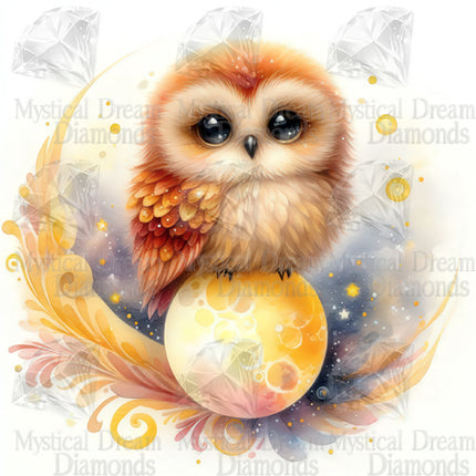 Golden Moon Lullaby by Cocomarshmallow Art