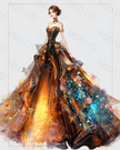 Gown of the Golden Hour by Myst.Does.Ai