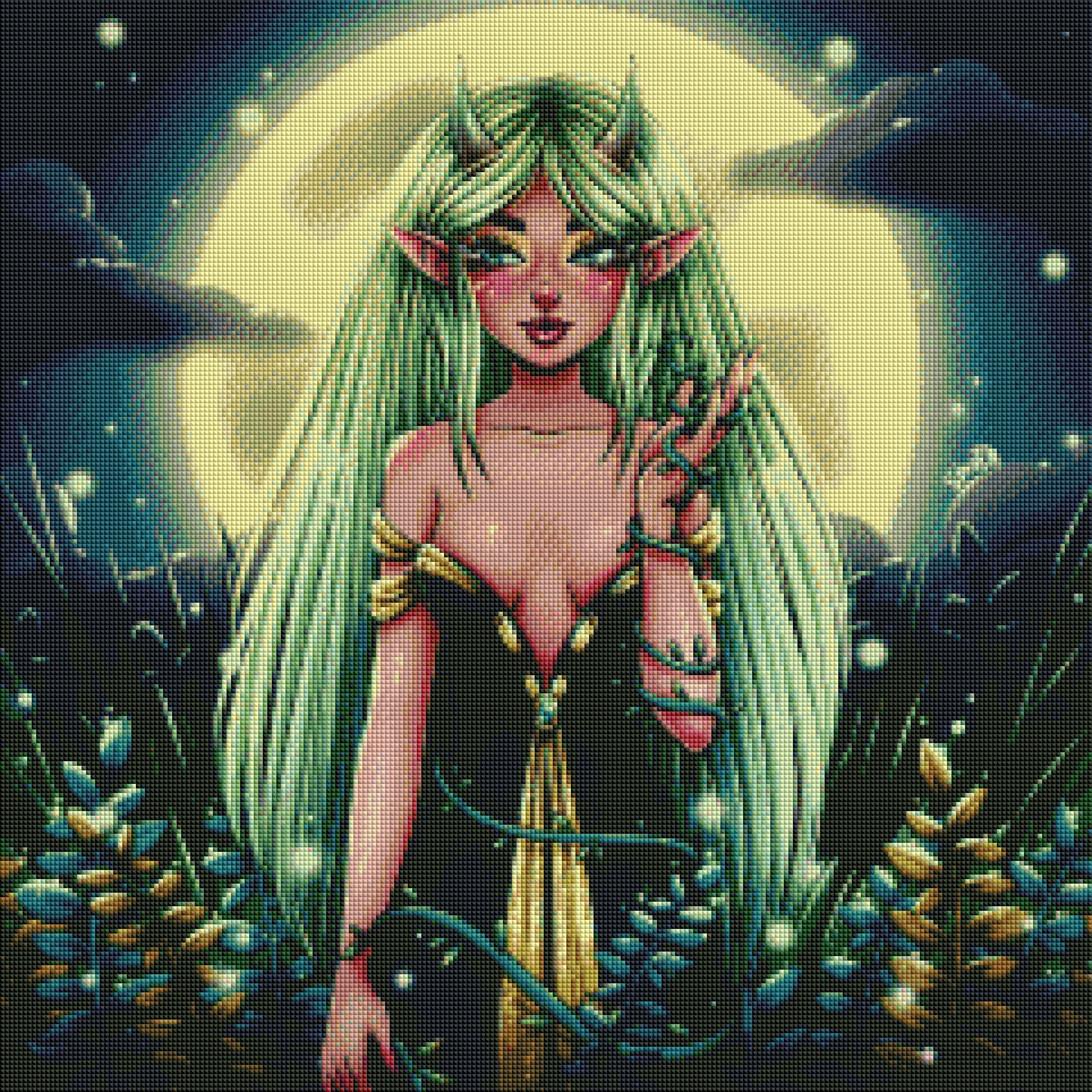 Grass Elf by Yaroslava