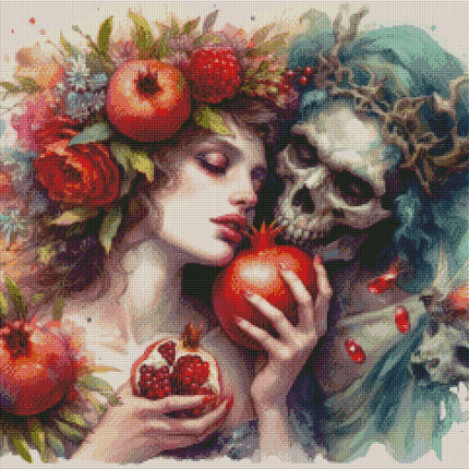 Hades and Persephone Embrace by LIttle Baby Delirium