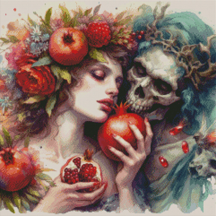Hades and Persephone Embrace by LIttle Baby Delirium