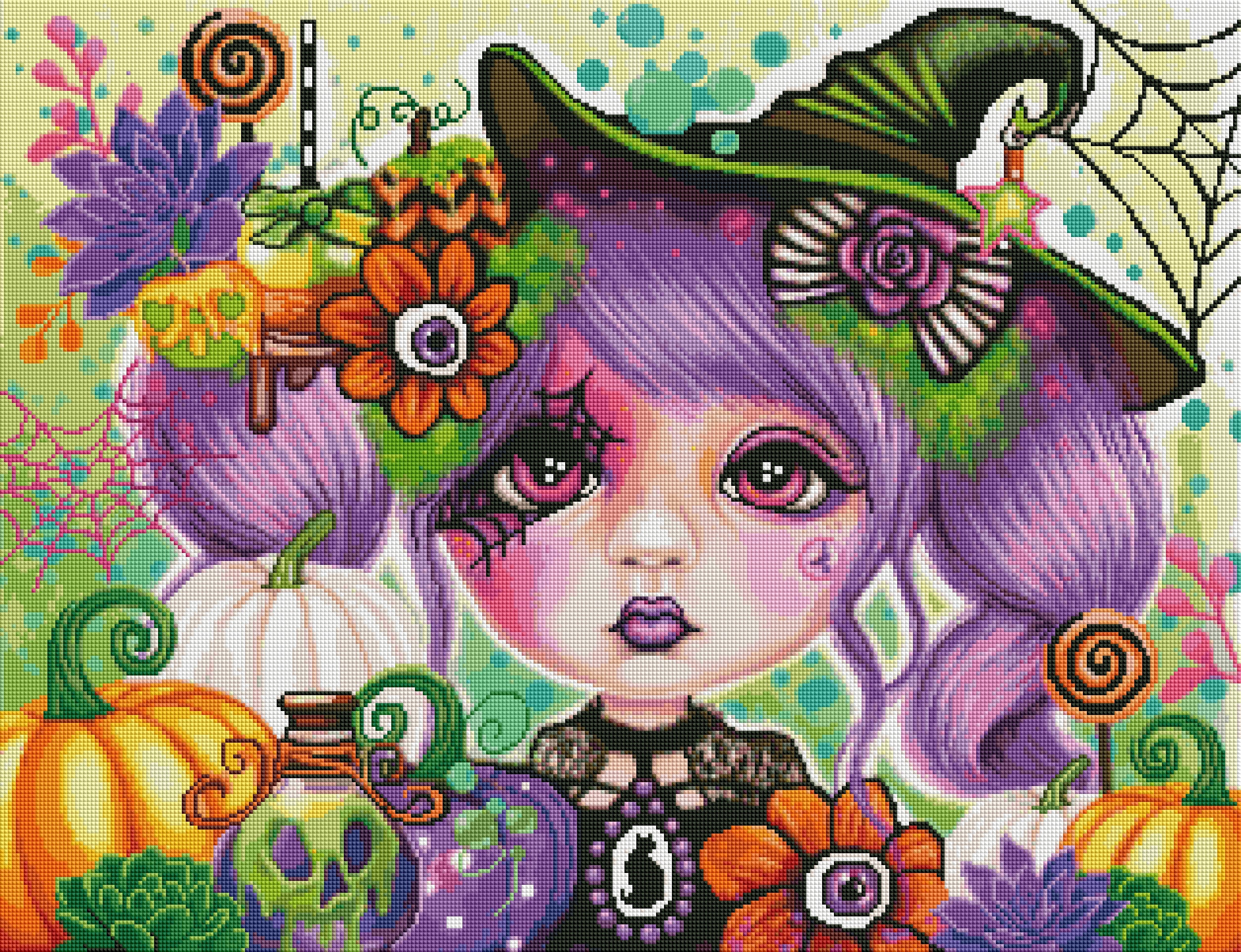 Halloween Hannah by Sheena Pike (Hand Rendered)