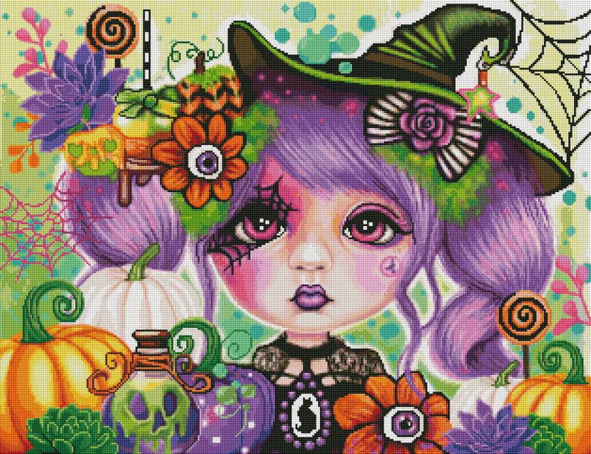 Halloween Hannah by Sheena Pike (Hand Rendered)